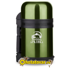 Термос "Арктика" с широким горлом универсальный 202-1000 болотный , 1 л Термос "Арктика" с широким горлом универсальный 202-1000 болотный , 1 л