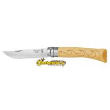 Нож охотничий Opinel Inox Nature 7VRI (гравировка волна) Нож охотничий Opinel Inox Nature 7VRI (гравировка волна)