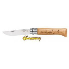 Нож охотничий Opinel Inox Nature 8VRI (гравировка заяц) Нож охотничий Opinel Inox Nature 8VRI (гравировка заяц)