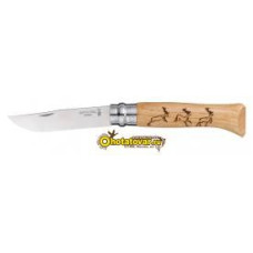 Нож охотничий Opinel Inox Nature 8VRI (гравировка олень) Нож охотничий Opinel Inox Nature 8VRI (гравировка олень)