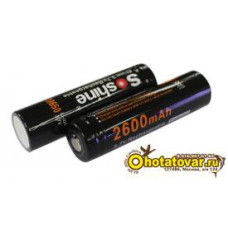 Аккумулятор типа 18650 для фонарей Soshine Li-Ion 2600 mAh Аккумулятор типа 18650 для фонарей Soshine Li-Ion 2600 mAh