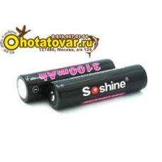 Аккумулятор типа 18650 для фонарей Soshine Li-Ion 3100 mAh Аккумулятор типа 18650 для фонарей Soshine Li-Ion 3100 mAh