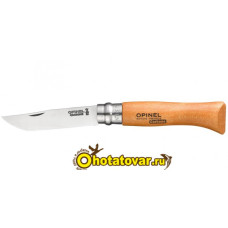 Нож для охоты Opinel Carbon 8VRN (ручка из бука) Нож для охоты Opinel Carbon 8VRN (ручка из бука)