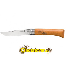 Нож для охоты Opinel Carbon 10VRN (ручка из бука) Нож для охоты Opinel Carbon 10VRN (ручка из бука)